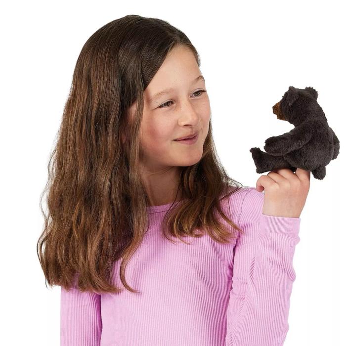 Folkmanis Fingerpuppe Mini sitzender Bär - Mini Bear - 8016